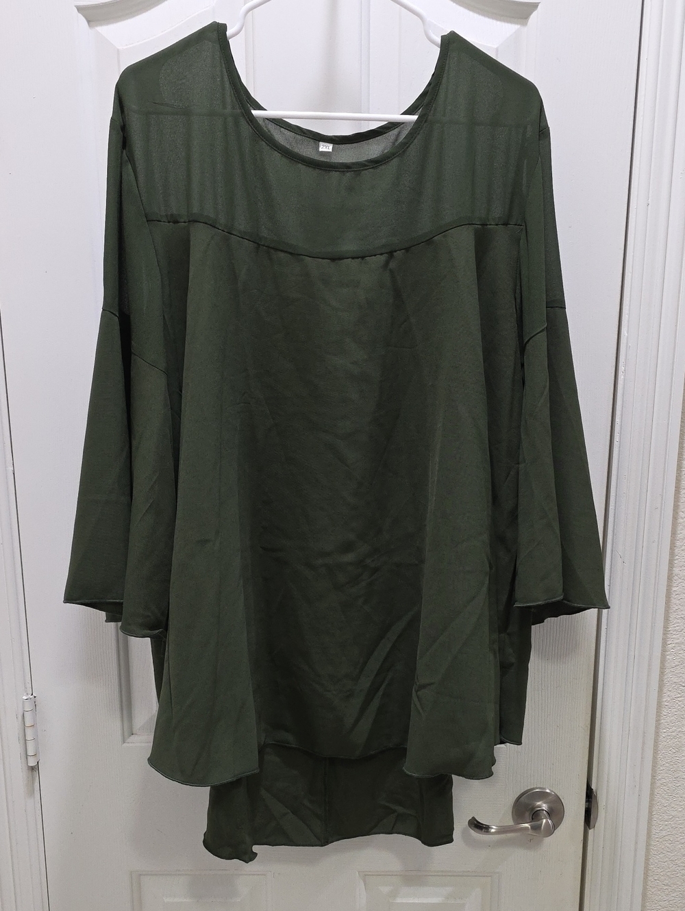 Women's Olive Green Tunic Top